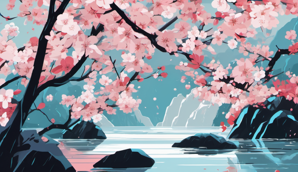 冷却水のなかで桜は咲く