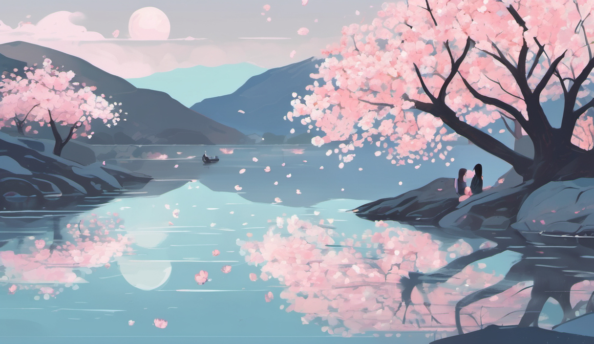 冷却水のなかで桜は咲く 挿絵