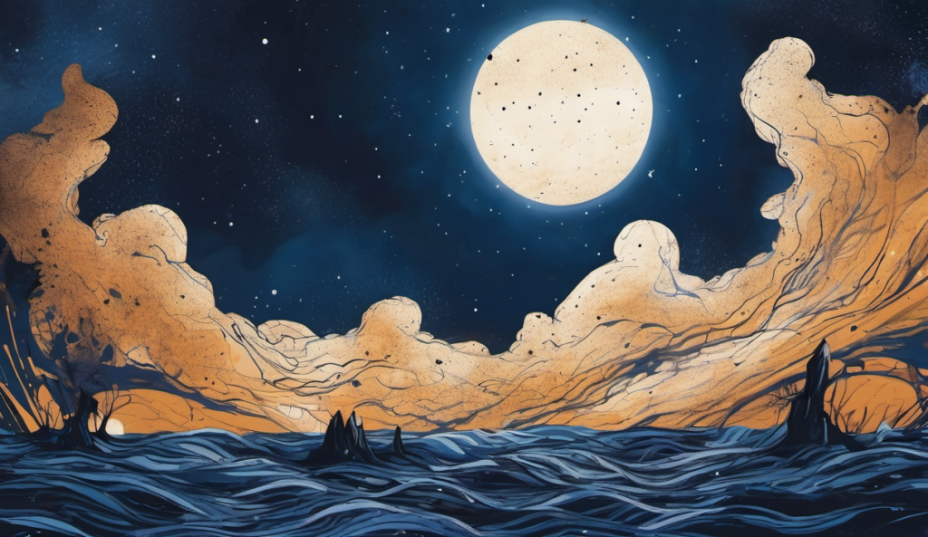 インクの海に沈む二つの星