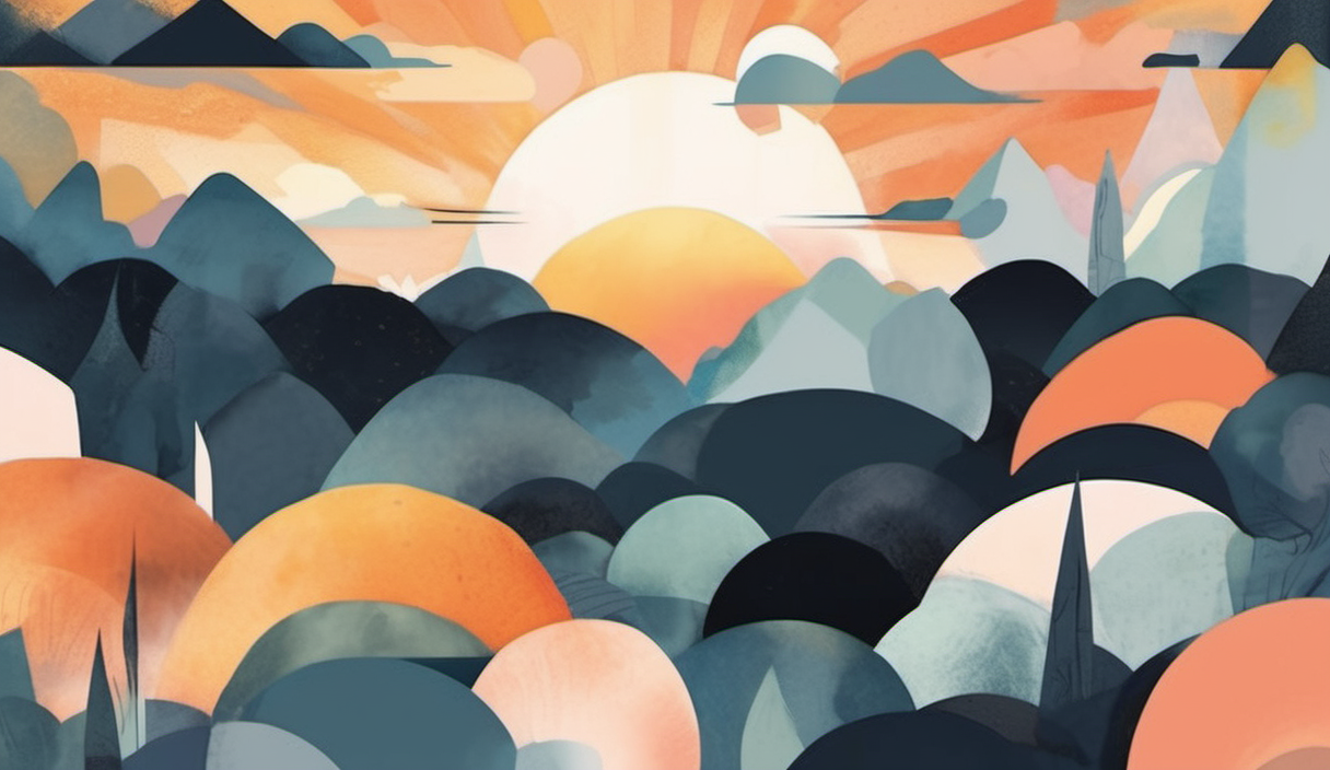 空の所有権が移る朝 挿絵