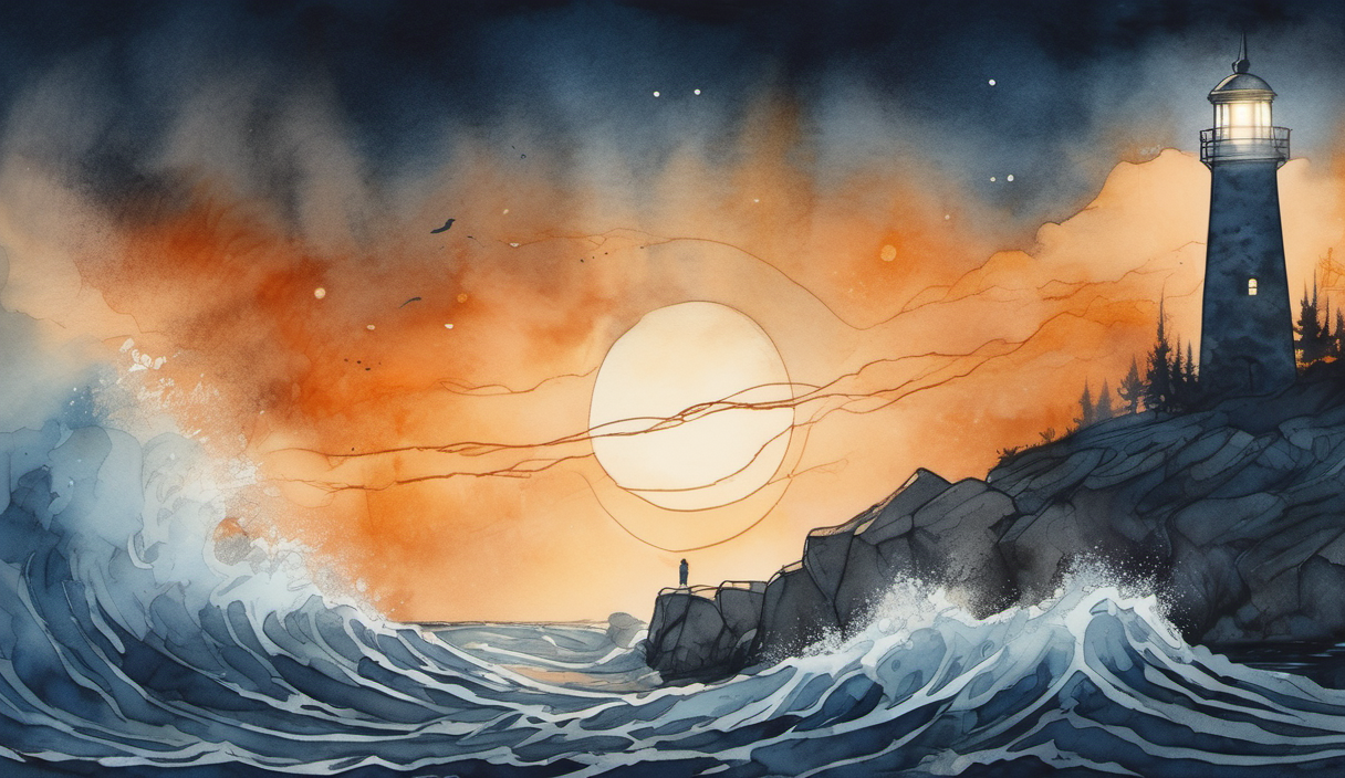 灯台は夜を返しにいく 挿絵