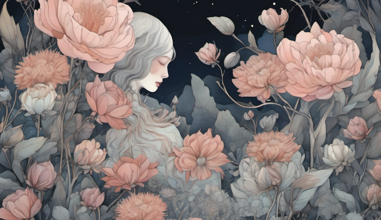 偽りの花は眠らない 挿絵