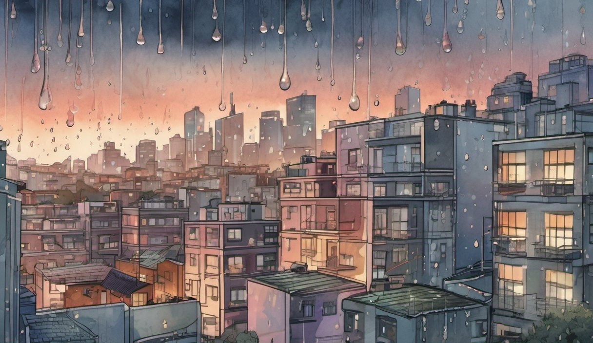 雨は格差を知っている 挿絵